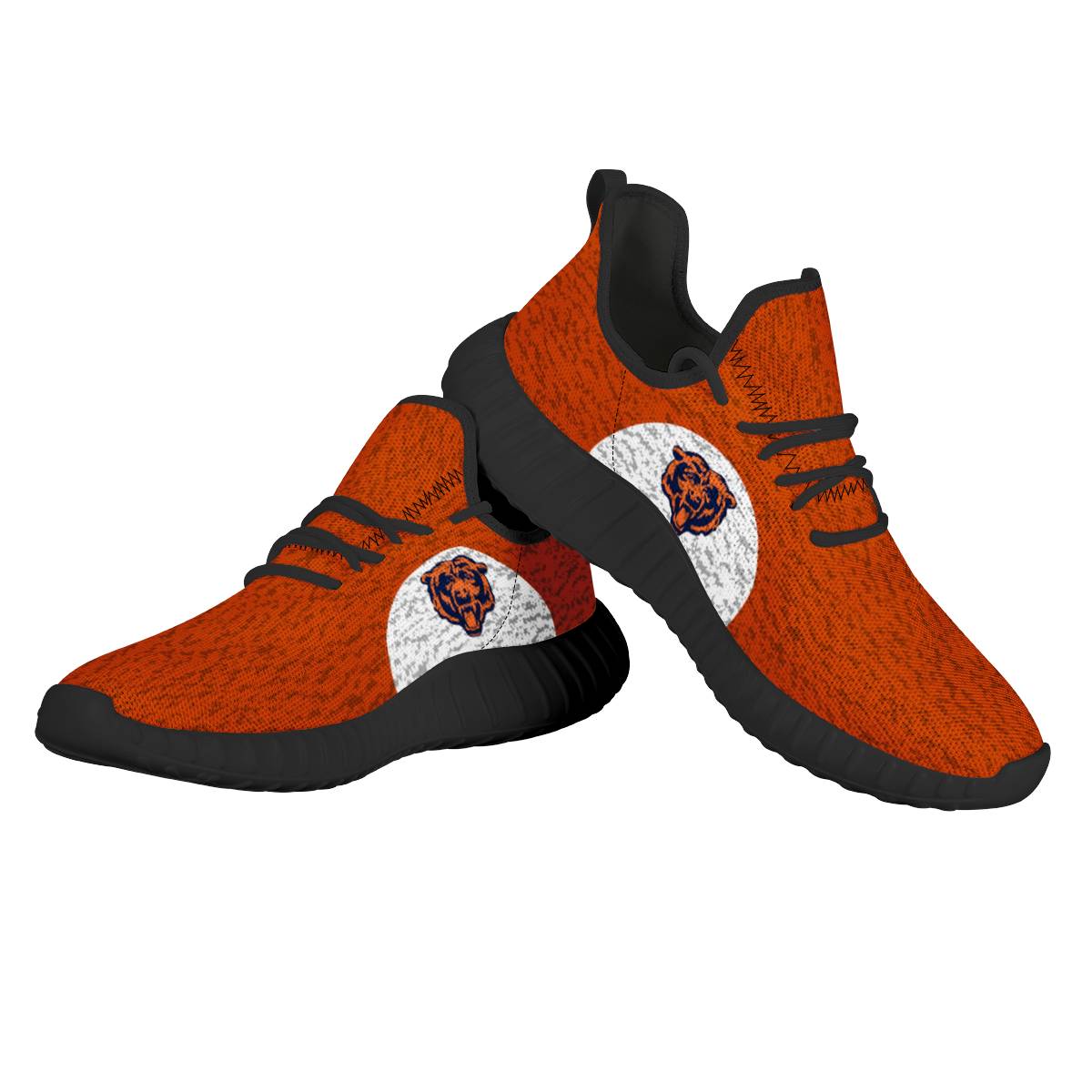 Men's Chicago Bears Mesh Knit Sneakers/Shoes 013